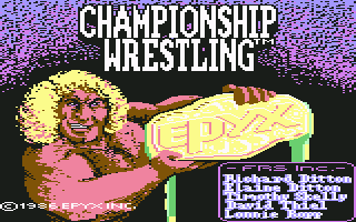 Championship Wrestling screenshot 3 for Commodore 64